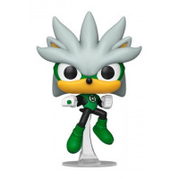 FUNKO Pop Silver Como Linterna Verde Dc's Justice League y Sonic The Hedgehog Exclusivo 592