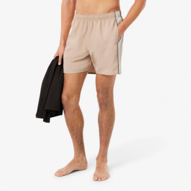 Ba&ntilde;ador LACOSTE Beige Banda Lateral