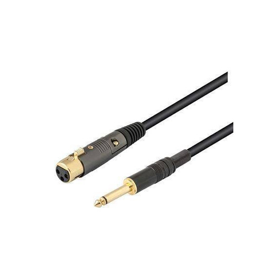 NIMO Cable Xlr Canon/h a Jack 6.3MM/M Mono 2MTRS WIR447