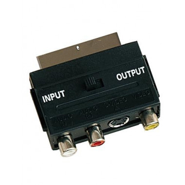 Adaptador de  Euroconector / Rca H/ Svhs/ In-out 02-0840  NIMO