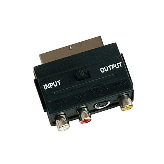 Adaptador de  Euroconector / Rca H/ Svhs/ In-out 02-0840  NIMO