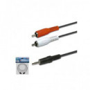 Cable Jack 3.5ST/M - 2X Rca/m 10 Mtrs WIR329  EDC