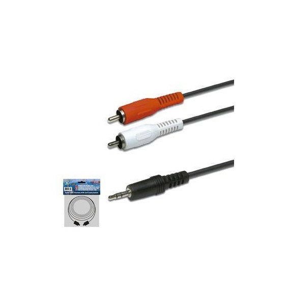 Cable Jack 3.5ST/M - 2X Rca/m 10 Mtrs WIR329  EDC