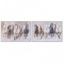 CUADRO CABALLOS 122,5X82,5CM