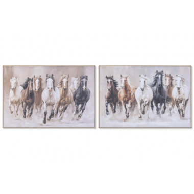 CUADRO CABALLOS 122,5X82,5CM