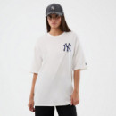 New Era Camiseta Oversize de algodón 60856148-WHITE