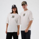 New Era Camiseta Oversize de algodón 60856215-WHITE