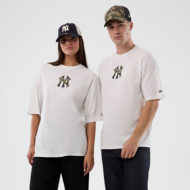 New Era Camiseta Oversize de algod&oacute;n 60856215-WHITE