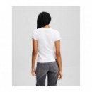 Karl Lagerfeld Camiseta entallada A1W17004-100