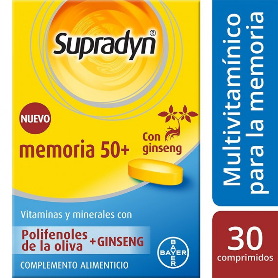 SUPRADYN Memoria 50+ 30 Comrpimidos