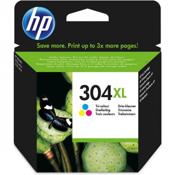 Tinta HP Nº304XL Color Deskjet 3720 (N9K07AE)