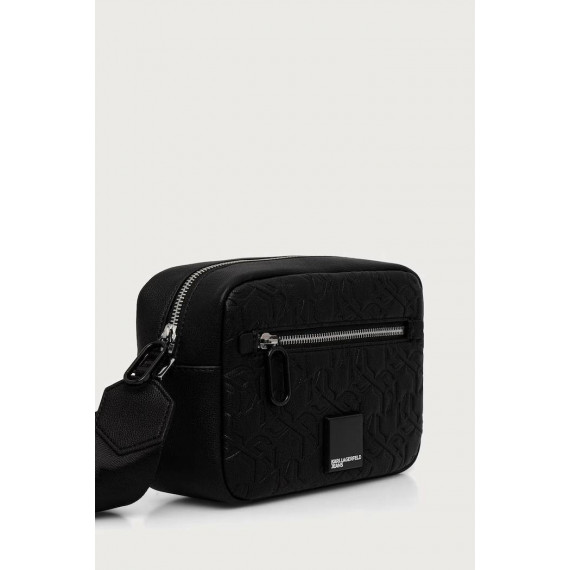 Klj Box Logo Camera Bag Mono Black  KARL LAGERFELD