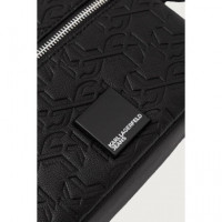 Klj Box Logo Camera Bag Mono Black  KARL LAGERFELD