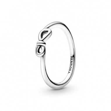 PANDORA Anillo en Plata de Ley Nudo Infinito 198898C00