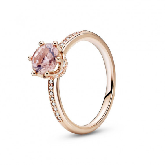 PANDORA PANDORA Rose Anillo en PANDORA Rose Corona Rosa Brillante 188289C01