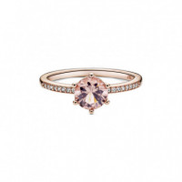 PANDORA PANDORA Rose Anillo en PANDORA Rose Corona Rosa Brillante 188289C01