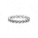 PANDORA Moments Anillo en Plata de Ley Banda de Estrellas Asimétricas 190029C00