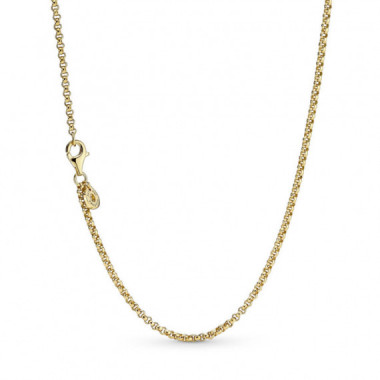 PANDORA Collar de Cadena con un Recubrimiento en Oro de 14K 369260C00