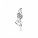PANDORA Moments Anillo en Plata de Ley Mamá Corazón en Pavé 191149C01
