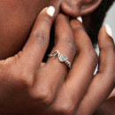 PANDORA Moments Anillo en Plata de Ley Mamá Corazón en Pavé 191149C01