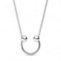 PANDORA Collar PANDORA Moments en Plata de Ley Herradura 392747C00