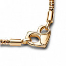 PANDORA Pulsera PANDORA Moments Cadena con Tachuelas 562731C00