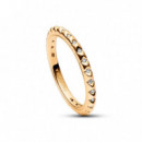 PANDORA Anillo en Recubrimiento en Oro Pirámides 162800C01