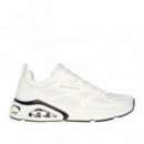 Skechers Zapatillas Tres-Air Uno Blancas 183070-WHT