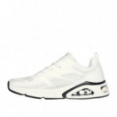 Skechers Zapatillas Tres-Air Uno Blancas 183070-WHT