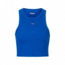 HUGO Camiseta Azul 50511450-493