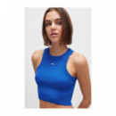 HUGO Camiseta Azul 50511450-493