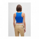 HUGO Camiseta Azul 50511450-493