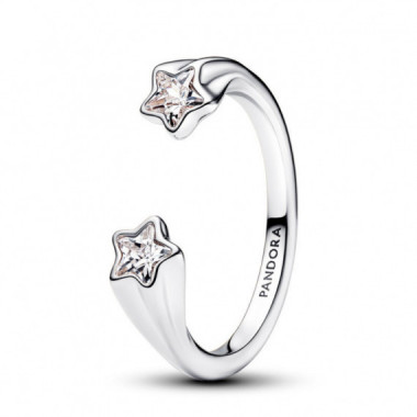 PANDORA Anillo Abierto en Plata de Ley Estrellas Fugaces​ 193582C01