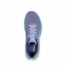 Skechers Zapatillas Go Walk Flex Sandal Violetas 150401-PRMT