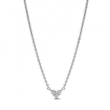 PANDORA Collar Coraz&oacute;n Triple Gema 393014C01-45