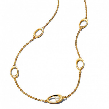 PANDORA Collar con Perla Cultivada de Agua Dulce Blanca 363883C01
