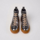 Camper Botines plateados K900179-020-20