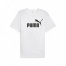 Puma Camisetas ESS No 1 Logo Tee Blanco 682532-02-WHITE