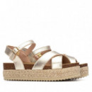 Xti Sandalias de mujer oro 145069-ORO