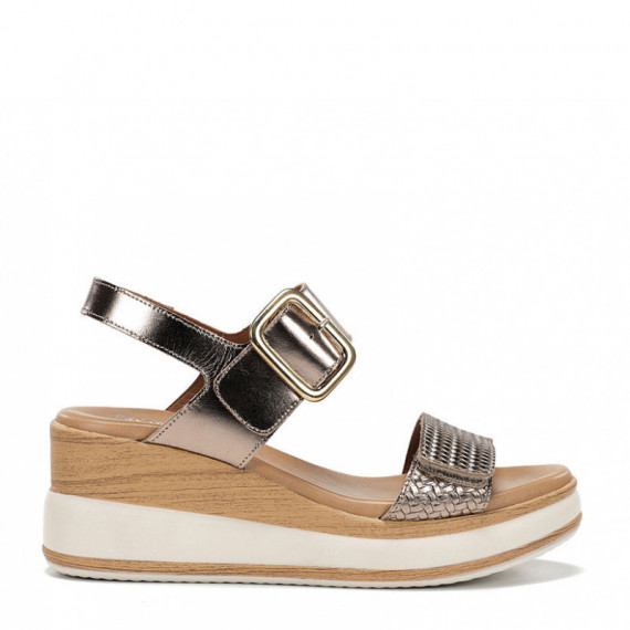 Fluchos Sandalias Prince Oro D9642-GV-GALVANO CAVA
