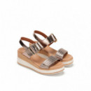 Fluchos Sandalias Prince Oro D9642-GV-GALVANO CAVA