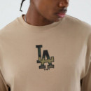 New Era Camiseta Oversize de algodón 60856216-LIGHT BEIGE
