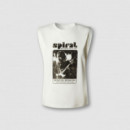 Pepe Jeans Camiseta sin mangas de punto PL5000281-808