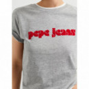 Pepe Jeans Camiseta básica con logotipo PL5000293-933
