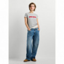 Pepe Jeans Camiseta básica con logotipo PL5000293-933
