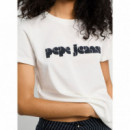 Pepe Jeans Camiseta básica con logotipo PL5000293-808