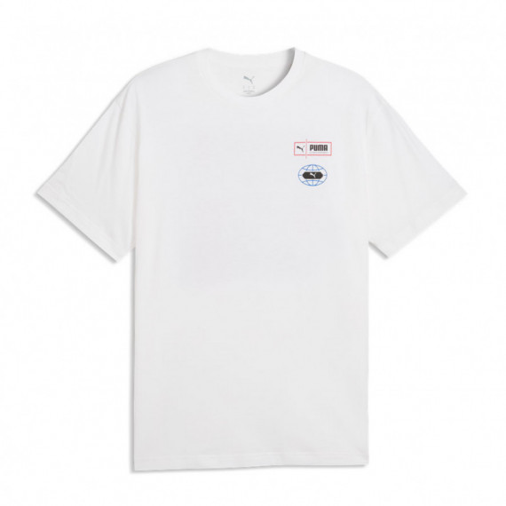 PUMA Camiseta Relaxed Stacked Tee 694368-02