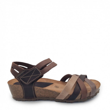 Nature Feet Sandalias marrones 5338-PARDO-OURS-MOKA-BEIG