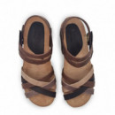 Nature Feet Sandalias marrones 5338-PARDO-OURS-MOKA-BEIG