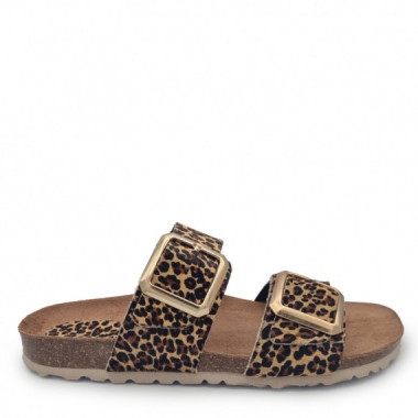 Nature Feet Sandalias marrones 7232-LEOPARDO SMALL